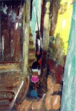 Girl in Stairwell, Favela Rocinha, Rio